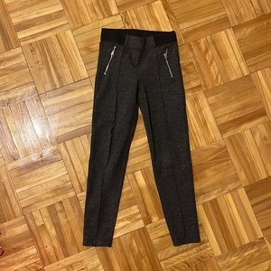 Girls Black Okaidi Leggings Size 6